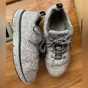 Apex Wool Sneaker Shoes Athletic Mens Grey Size 10.5 Wide Washable Footwear
